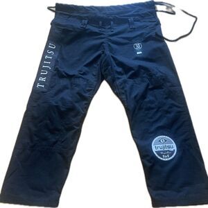 Trujitsu Jujitsu Black Training Pants Size A0